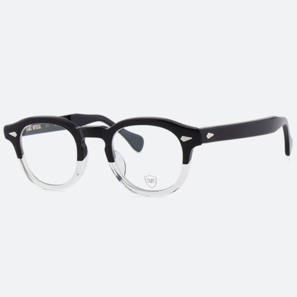 세컨아이즈-타르트옵티컬 아넬 헤리티지 ARH A18 46사이즈 블랙 투명 여자 남자 뿔테 안경