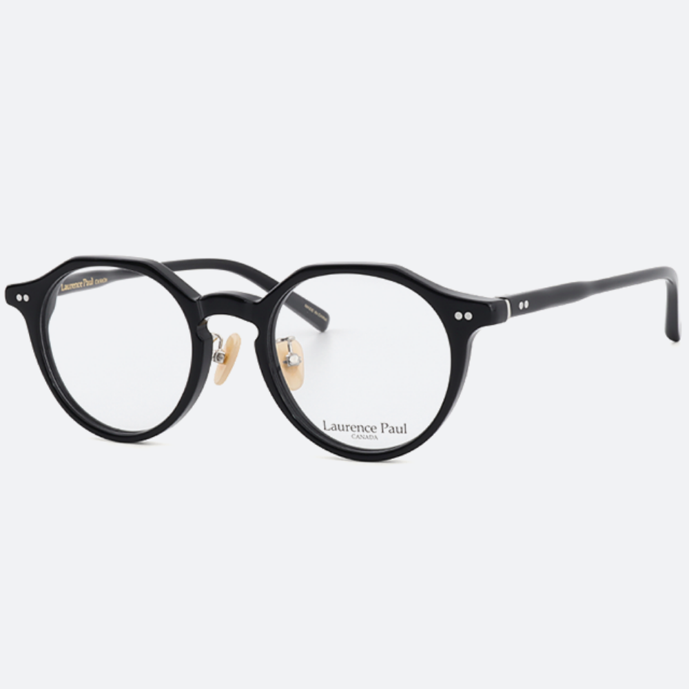 세컨아이즈-최예나 지젤 안경 로렌스폴 쿠버3 COUVER3 C01 블랙 뿔테 여자 안경테