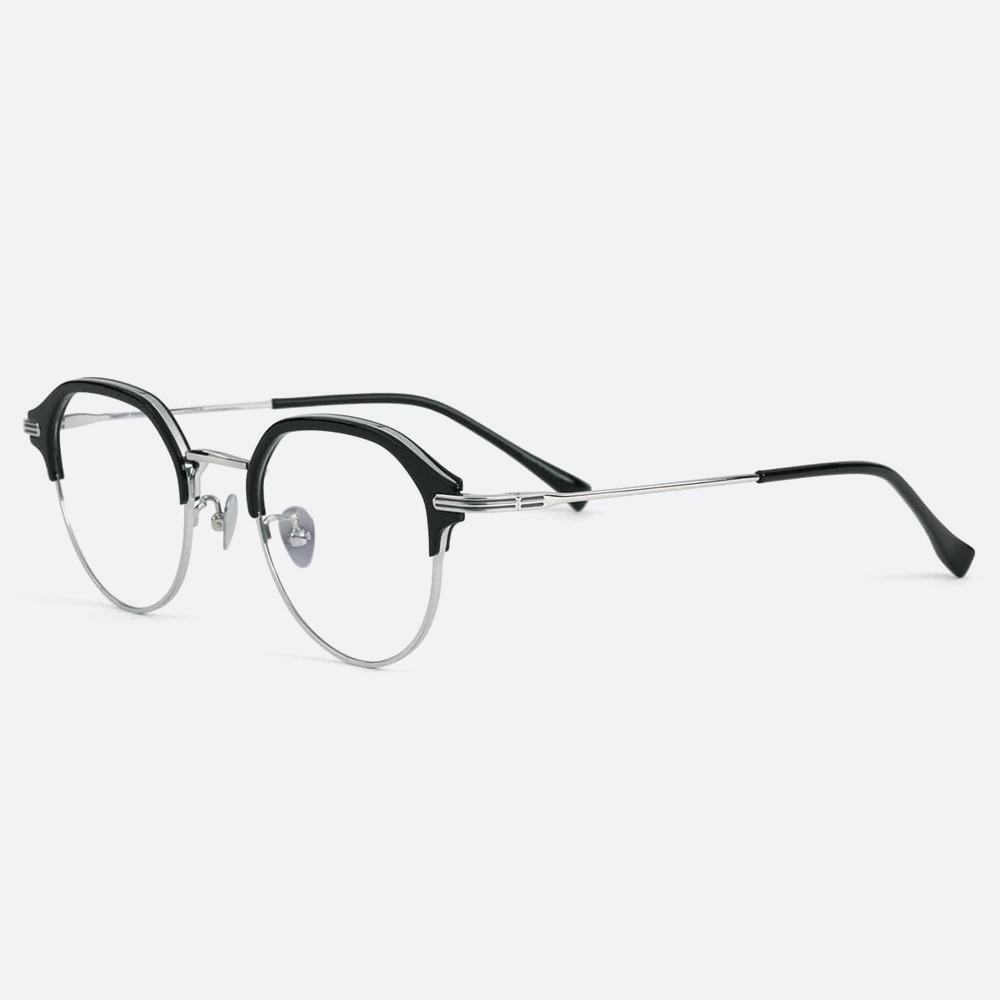 세컨아이즈-TXT 휴닝카이 NCT 정우 프로젝트프로덕트 RS14 C1WG 뿔테 티타늄 콤비테 하금테 남자 여자 안경