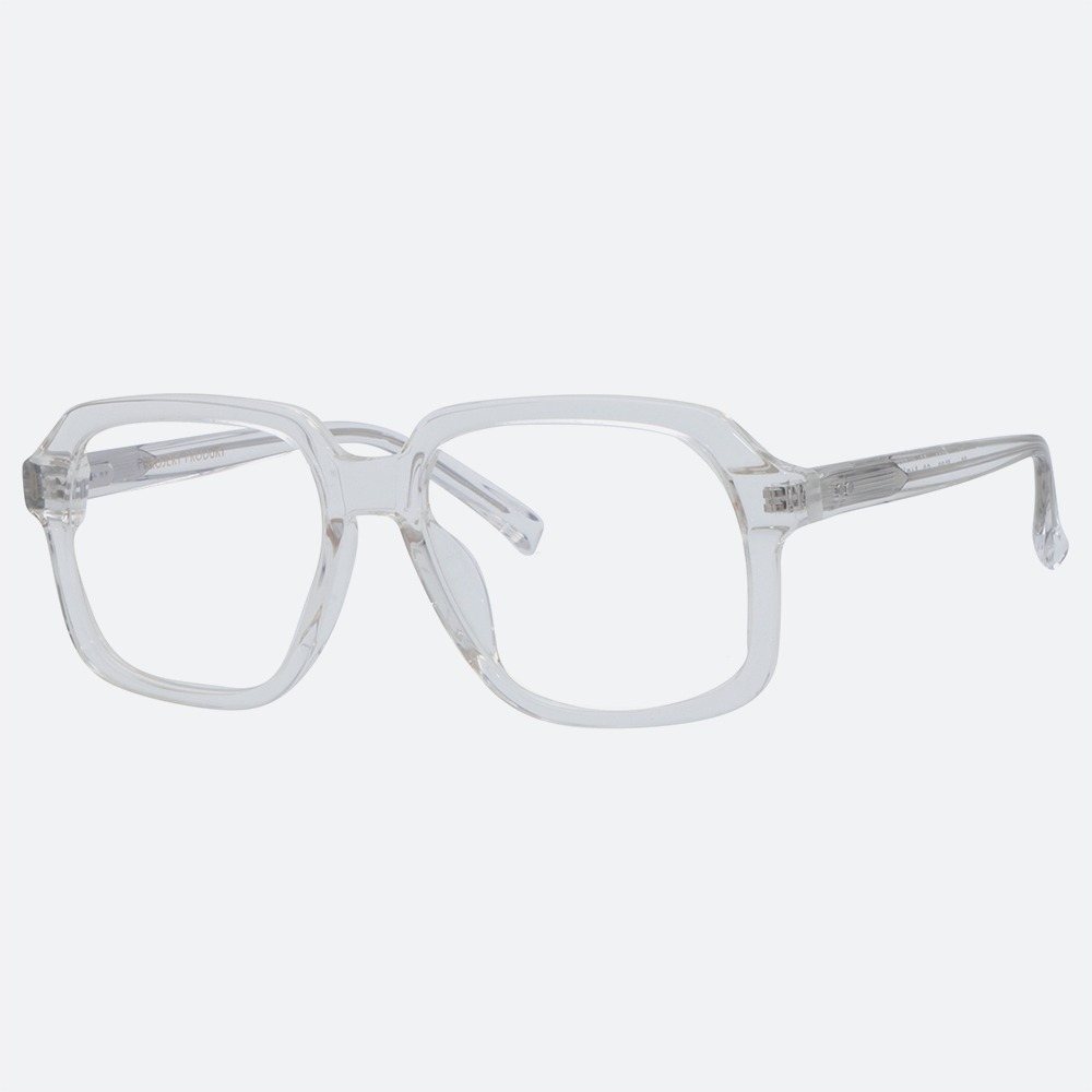 세컨아이즈-기은세 안경 프로젝트프로덕트 FS22 C0 오버사이즈 투명 안경테