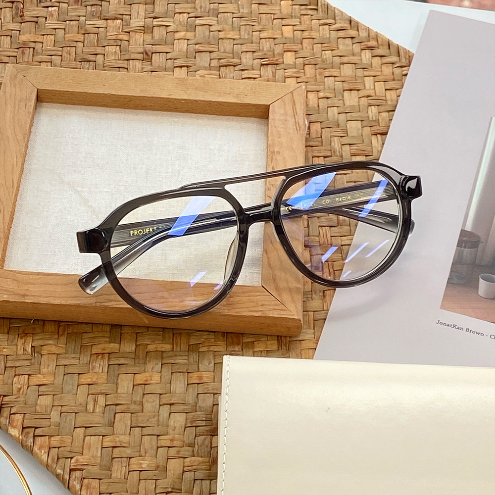세컨아이즈-프로젝트프로덕트 AU21 C01 뿔테 투브릿지 안경테