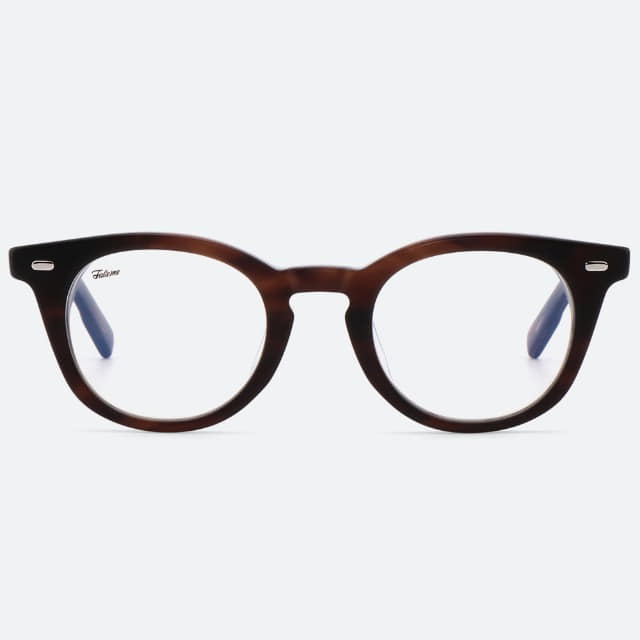 세컨아이즈-페이크미 퍼즈 Pause HYD 브라운 라운드 뿔테 안경