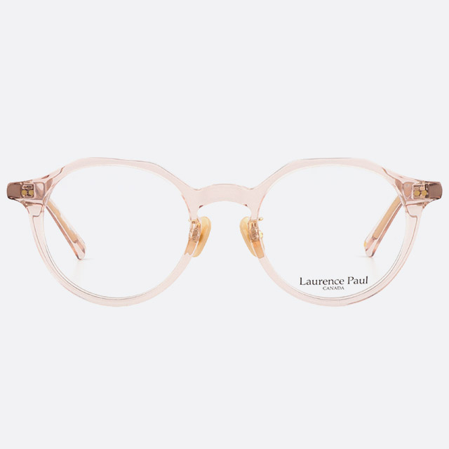 세컨아이즈-송가인 로렌스폴 쿠버3 COUVER3 C04  투명핑크 다각형 뿔테 안경