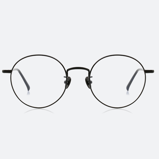 세컨아이즈-BTS 뷔 안경 프로젝트프로덕트 SC14 CMBK 티타늄 동그란 안경테